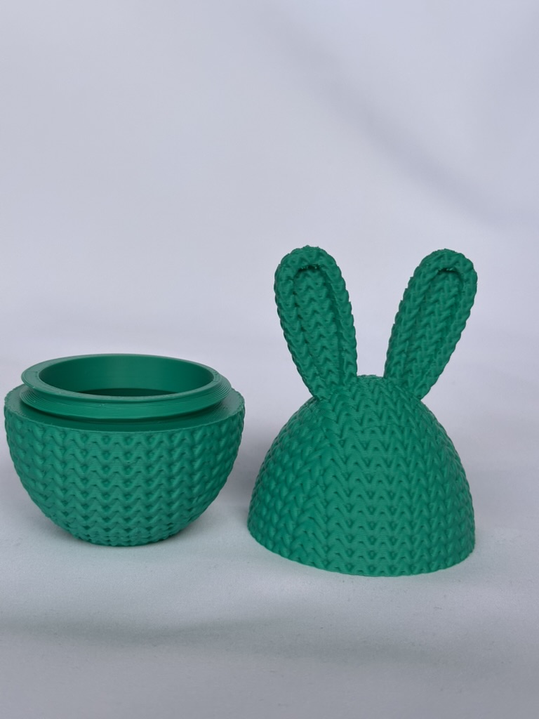 Gestricktes Ei Detail